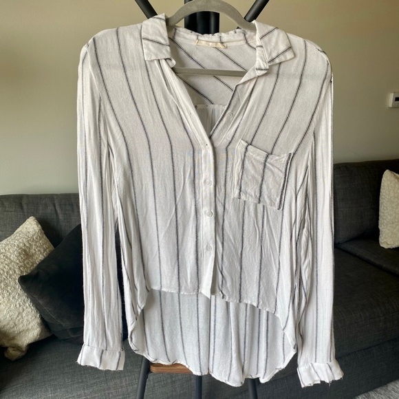 Casual Striped Button Down - Picture 1 of 4